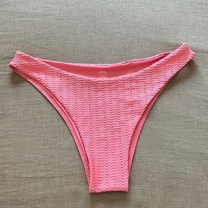 Monday Swimwear Byron Bikini Bottom in Azalea Pink